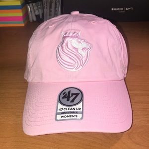 Unisex White/Pink NBA Sacramento King’s Dad Hat